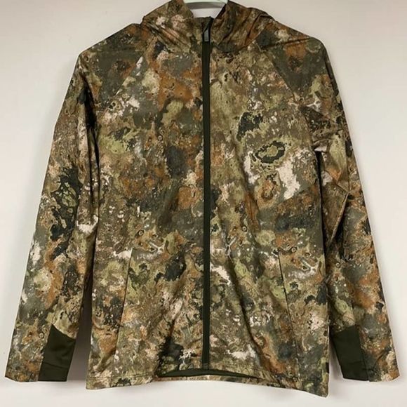 All In Motion Youth Size XL Camo Rain Jacket Hooded Lightweight Full NWT - Picture 2 of 3